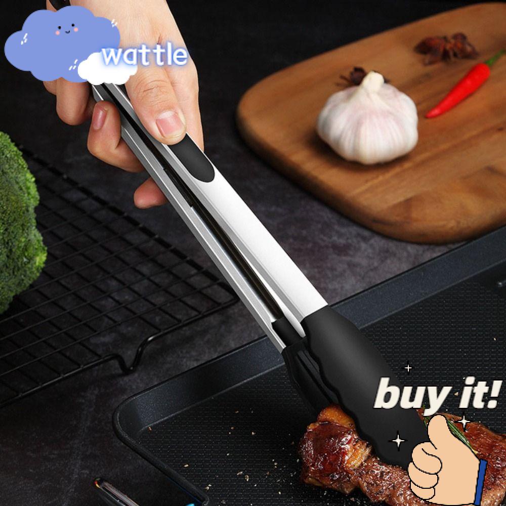 Kẹp Gắp Thức Ăn Bằng Thép Không Gỉ Và Silicone Tiện Lợi Dành Cho Nhà Bếp