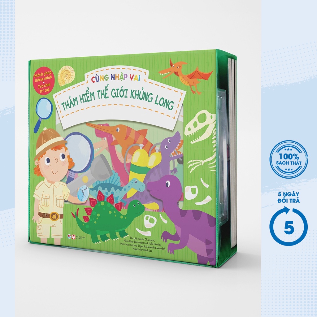 Sách - Cùng Nhập Vai - Thám Hiểm Thế Giới Khủng Long - TV