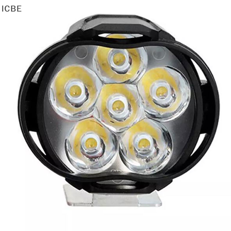 1 Đèn Pha 6 Bóng LED Siêu Sáng Chất Lượng Cao Cho Xe Máy