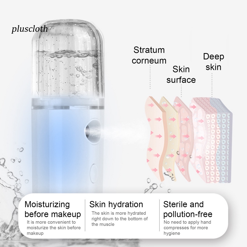 Máy Phun Sương Tạo Độ Ẩm Không Khí Bằng ABS Sạc USB Dễ Mang Theo Cho Túi Xách