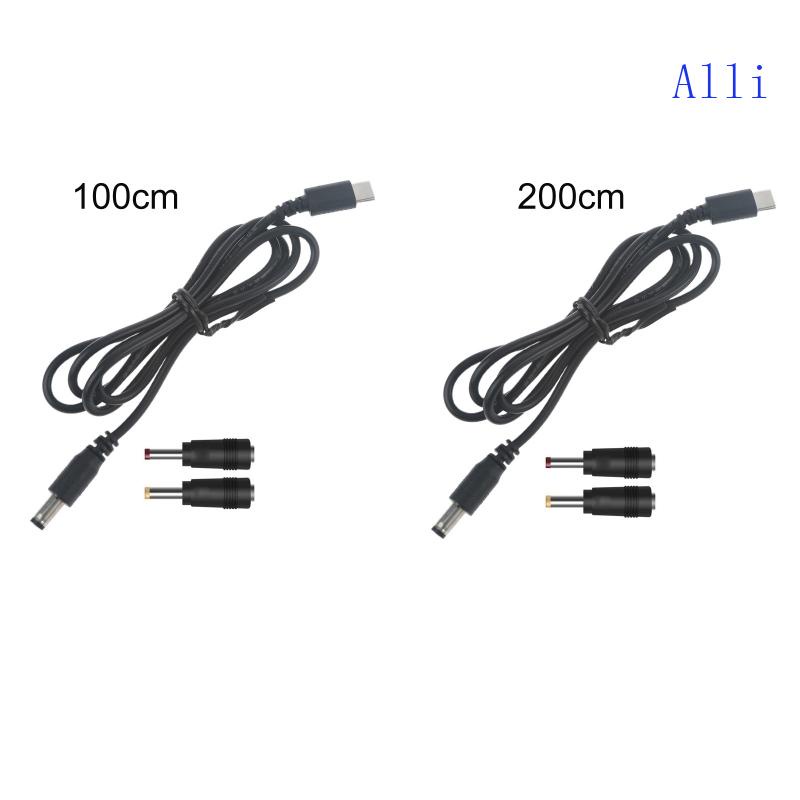 Dây Cáp Kích Hoạt Nguồn USB Loại C Sang 5 5x2 1mm 4 0x1 7mm 3 5x1 35mm 12V PD Cho Màn Hình LCD