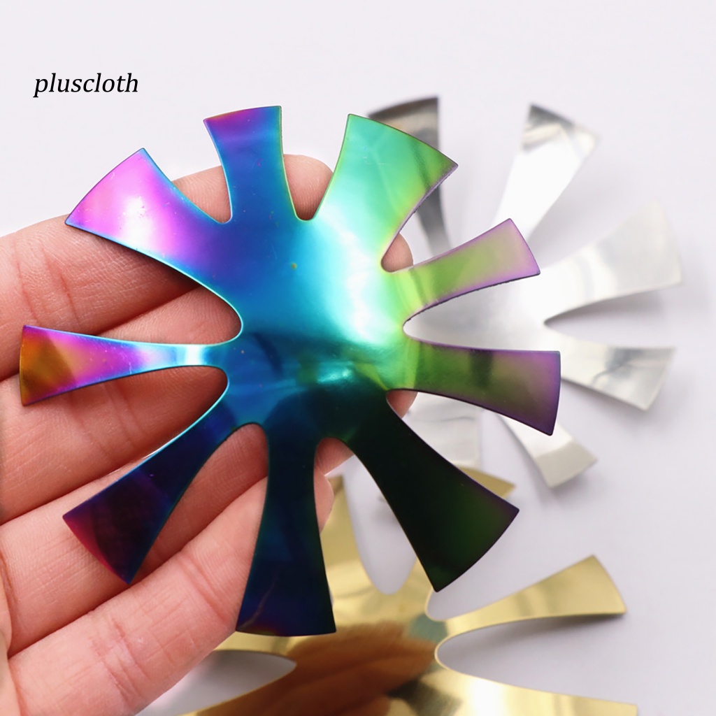 Khuôn Mẫu Trang Trí Móng Tay Bằng Thép Không Gỉ DIY