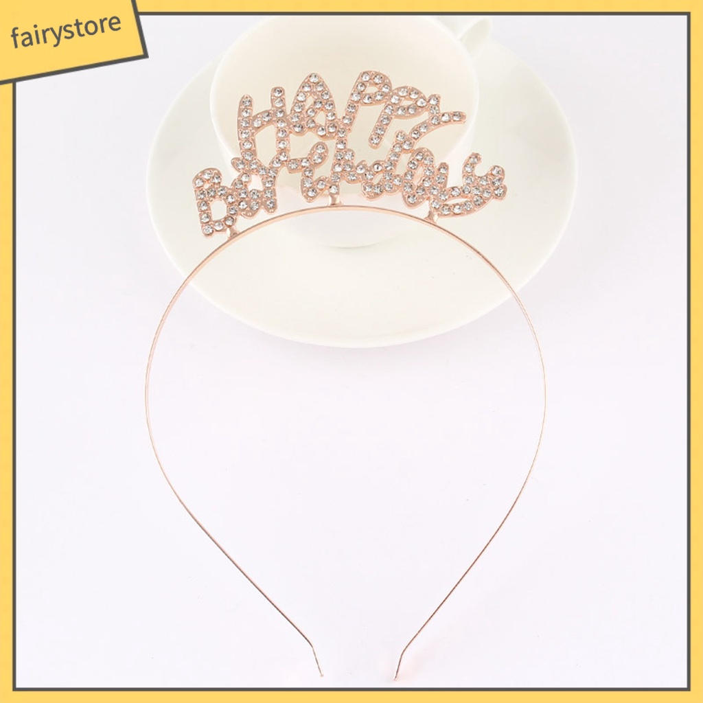 Băng Đô Cài Tóc Hình Vương Miện Bằng Hợp Kim Lấp Lánh Chống Gỉ Siêu Bền