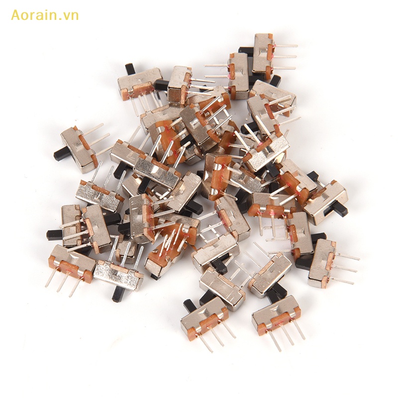 Set 40 Công Tắc Trượt Mini 3 Chấu SS12D00G3 2 Vị Trí SPDT 1P2T PCB