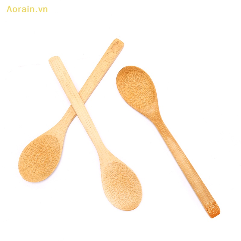 Muỗng Múc Canh / Trà / Cà Phê Bằng Tre Hình Tròn