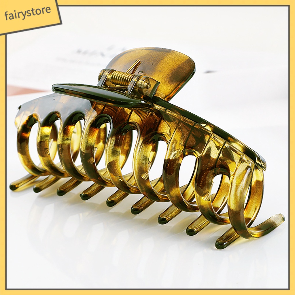 Kẹp Tóc Càng Cua Trong Suốt Gọn Nhẹ Tiện Dụng Cho Nữ