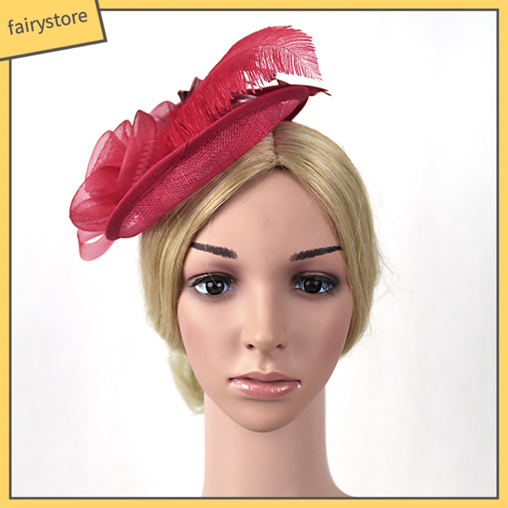 Kẹp Tóc Hình Nón Lưới Phối Mạng Che Mặt Cho Phái Nữ