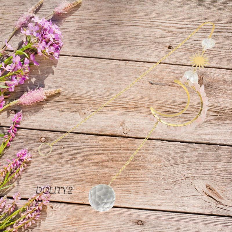 [Dolity2] Mặt Dây Chuyền Hiệu Ứng Cầu Vồng Trang Trí Phòng Khách Ban Công