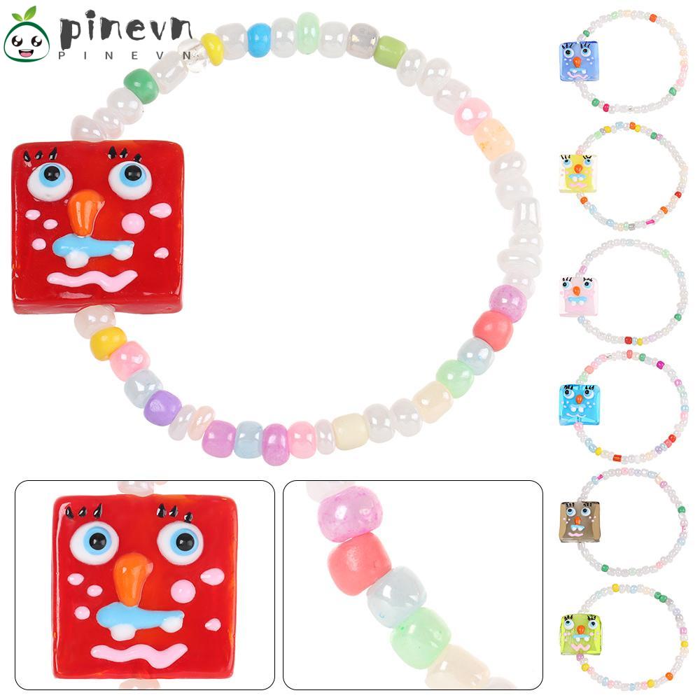 Vòng Tay Chuỗi Hạt Co Giãn Hình Động Vật Hoạt Hình Thời Trang
