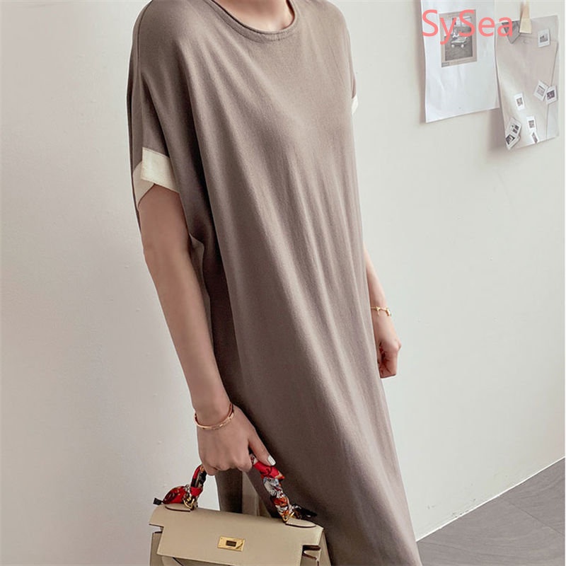 Đầm Dáng Rộng Plus Size Thời Trang Mùa Hè Hàn Quốc Dành Cho Nữ