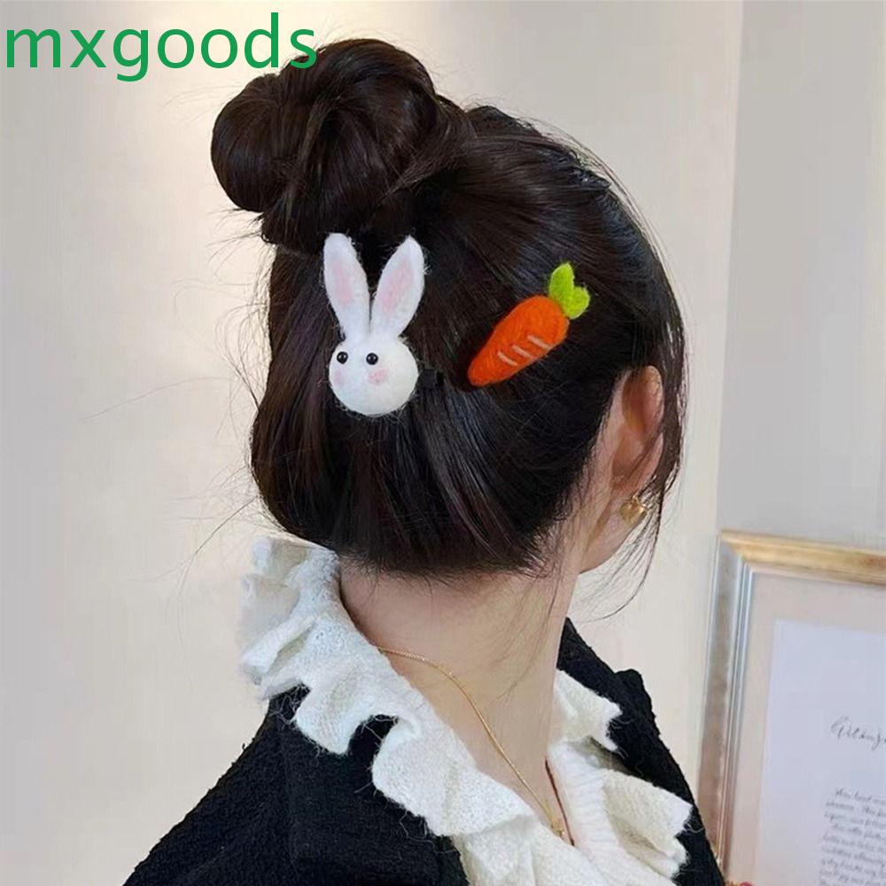 Kẹp Tóc Hình Thỏ Và Cà Rốt Thời Trang Cho Nữ
