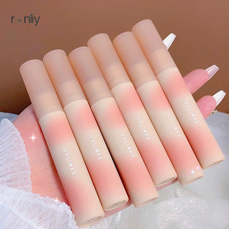 Ranliy💗 Son môi USLIKE phong cách marshmallow lâu trôi chất lượng cao