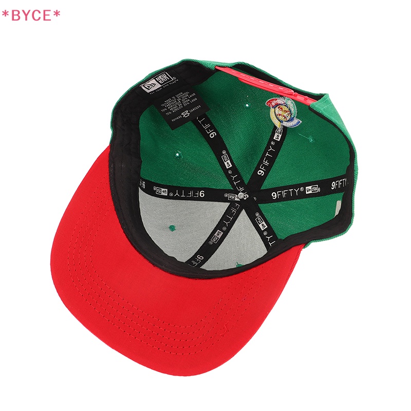 Byce &gt; Mũ Lưỡi Trai Vành Phẳng Che Nắng Màu Đỏ / Đen Phong Cách Hip Hop Mới Bảo Vệ Toàn Diện Cho Nam