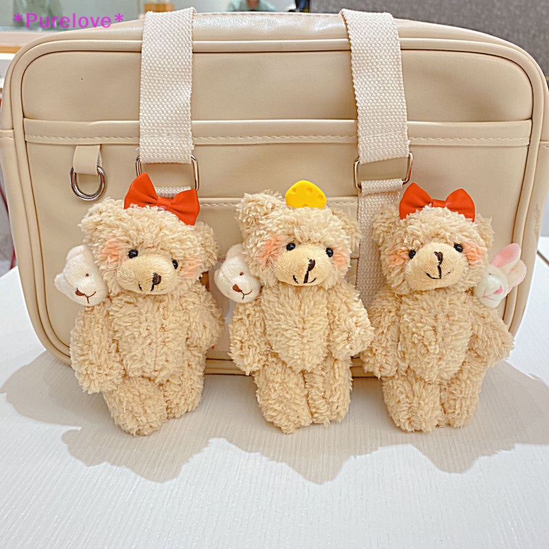 1 Móc Khóa Gấu Bông Đeo Túi Xách Dễ Thương Mới