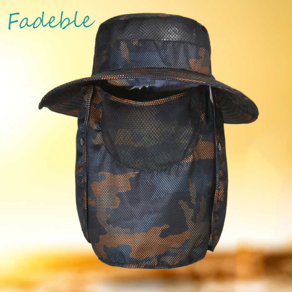 Mũ Polyester Chống Tia UV Bảo Vệ Khuôn Mặt Có Thể Điều Chỉnh Dành Cho Làm Vườn