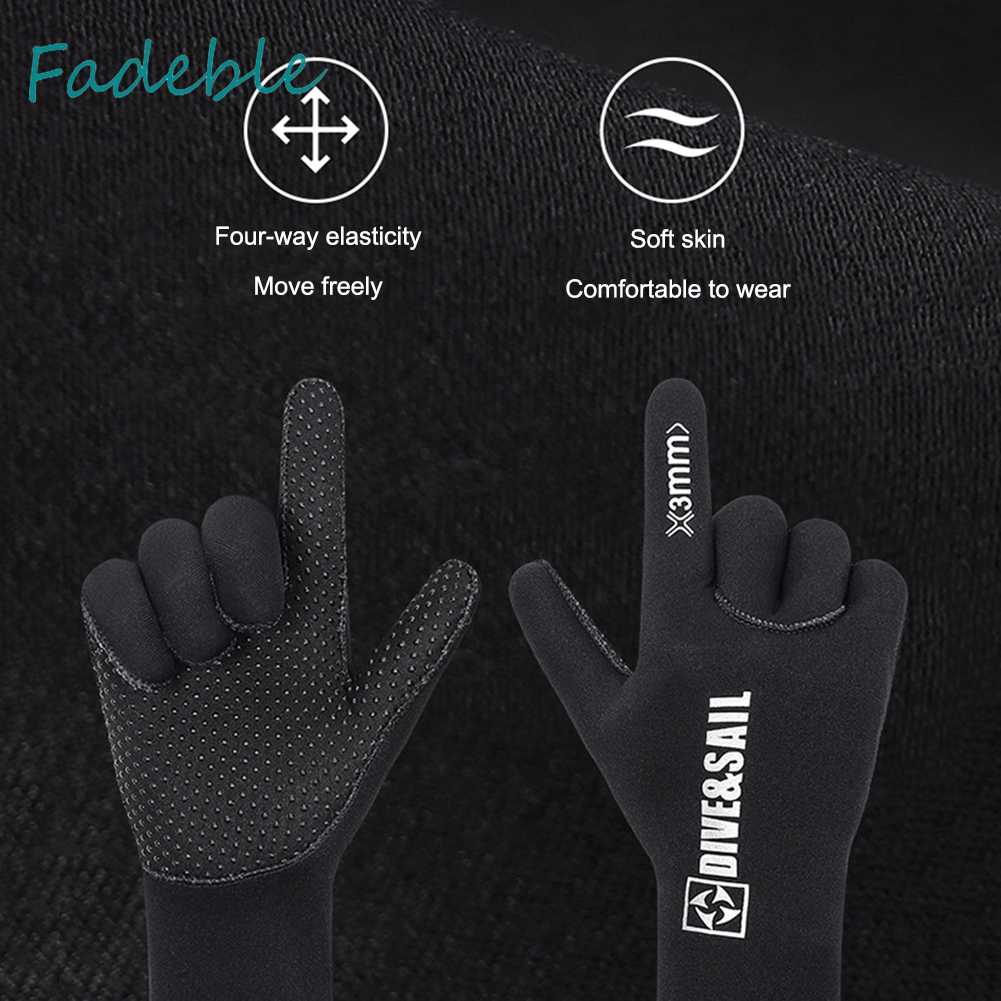 Găng Tay Thể Thao Neoprene Giữ Ấm Khi Lặn &amp; Lướt Sóng