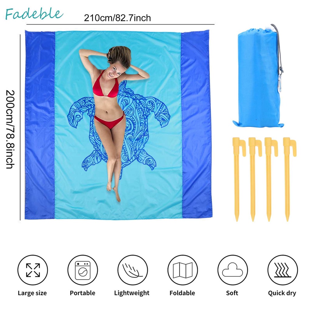 Thảm Cắm Trại Gấp Gọn Khối Lượng Nhẹ Và Nhẹ Cho Trẻ Em