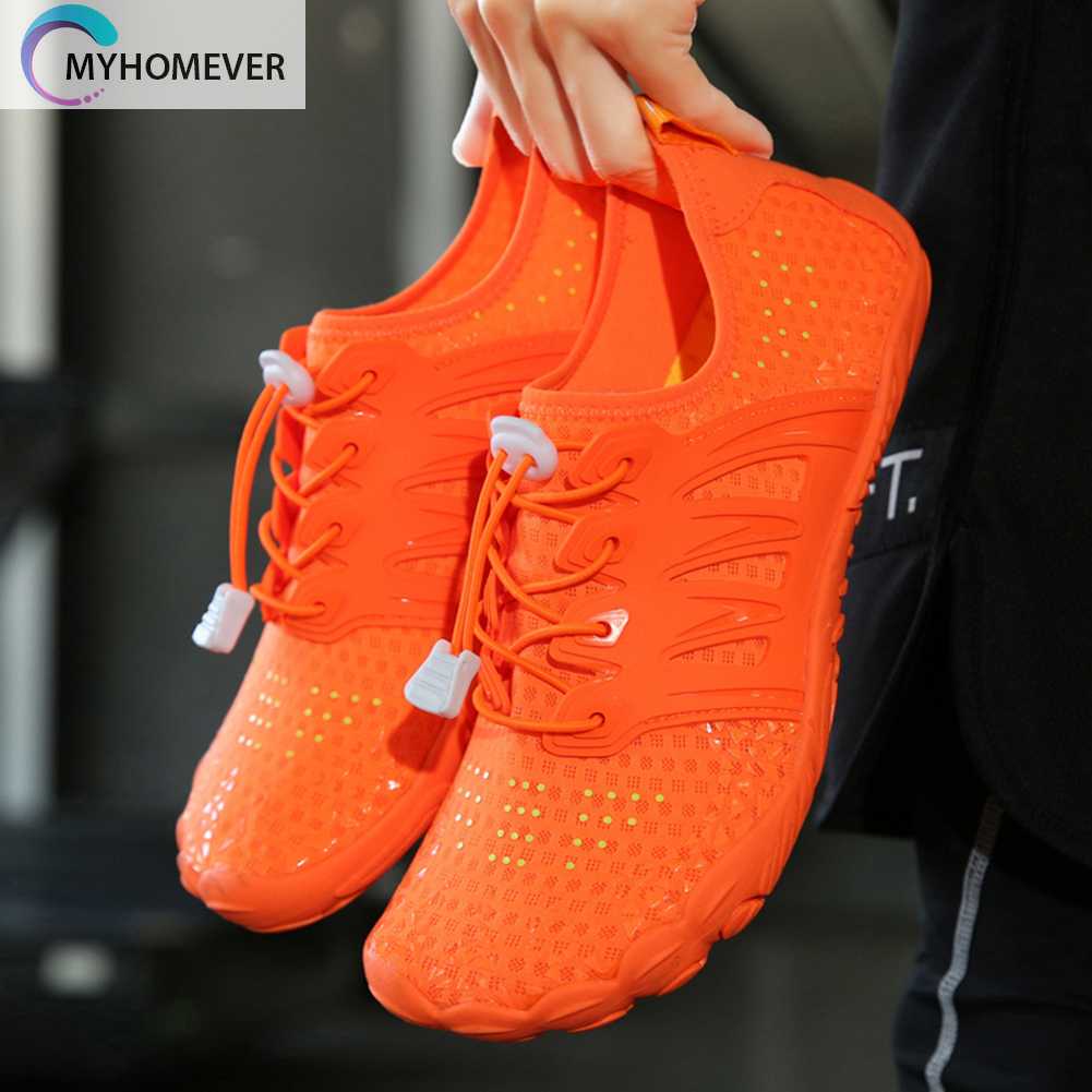 Giày Thể Thao Siêu Nhẹ Co Giãn Thoáng Khí Thời Trang Cho Nam Nữ