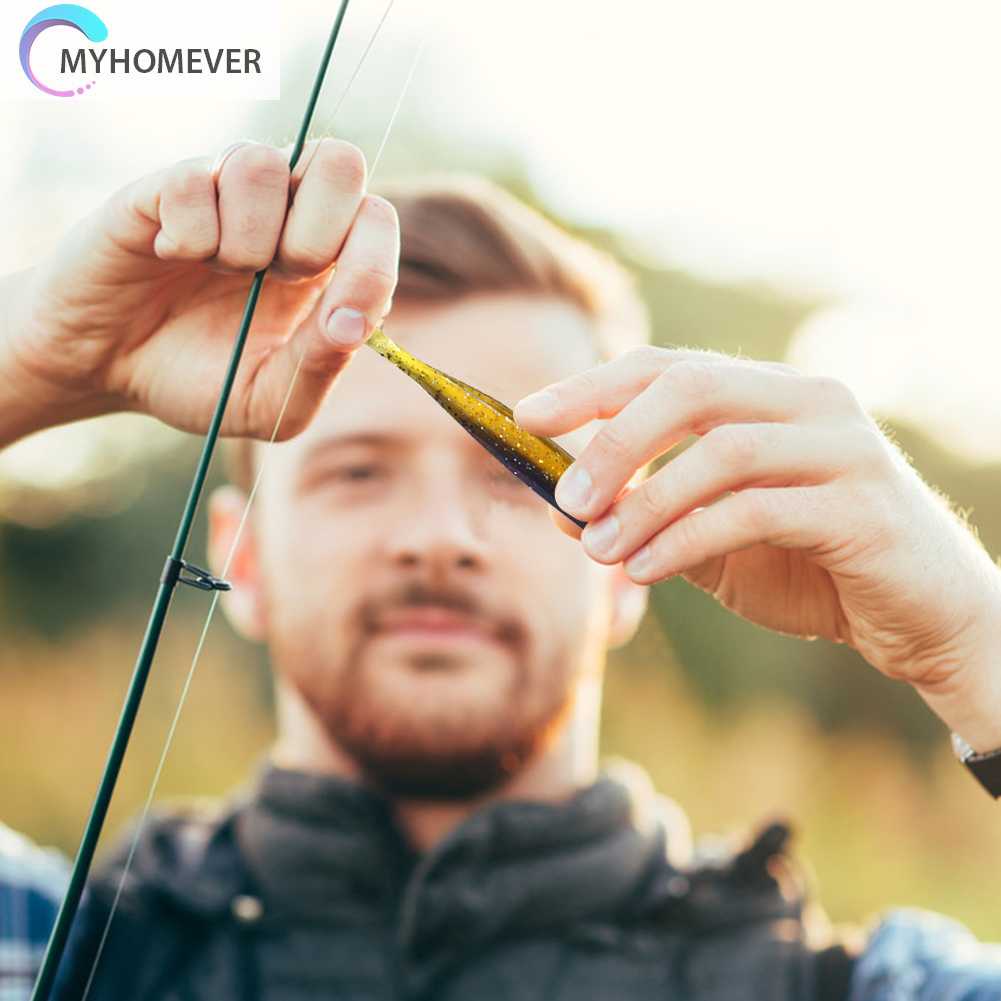 Set 10 Mồi Giun Giả Mềm Câu Cá 7cm 2g