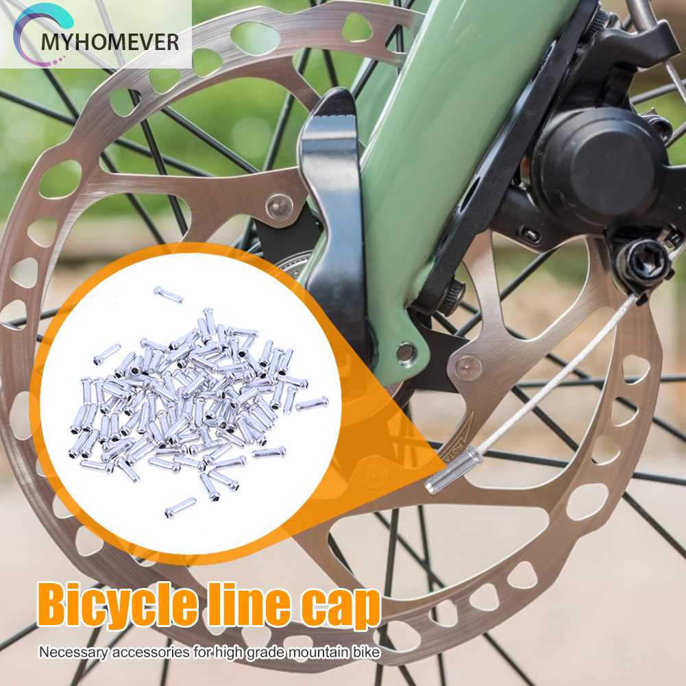Set 200 Đầu Bọc Dây Phanh Xe Đạp Bằng Nhôm