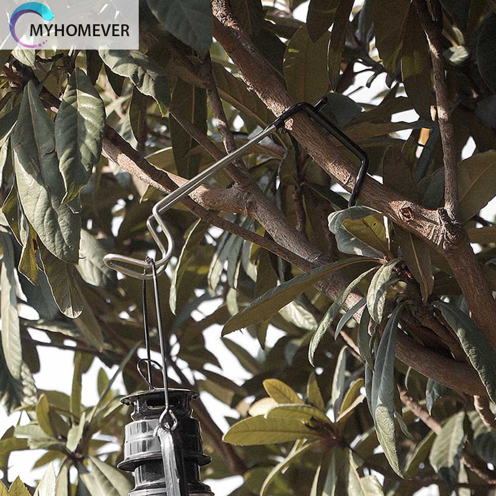 Móc Treo Đèn Cắm Trại Bằng Hợp Kim Nhôm Màu Đen