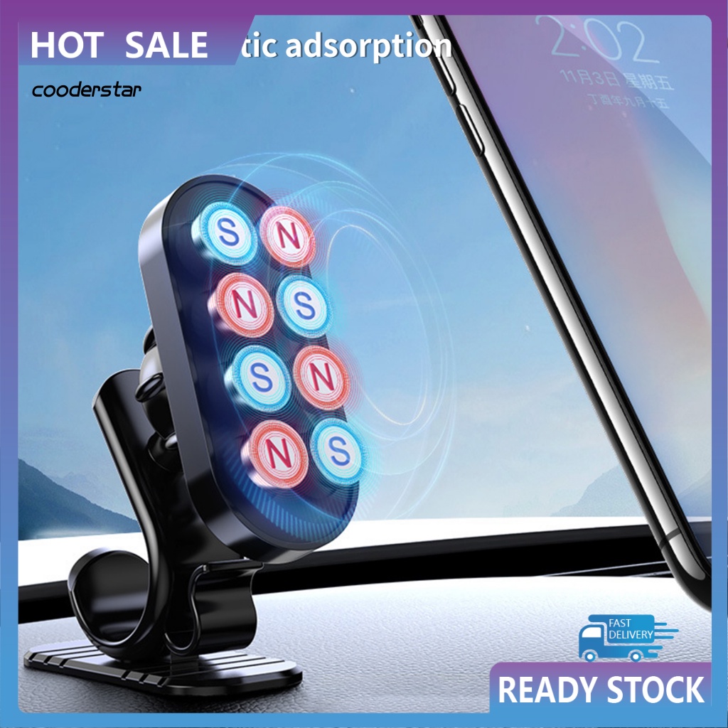 Giá Đỡ Điện Thoại Hít Nam Châm Chống Mòn Gắn Xe Hơi