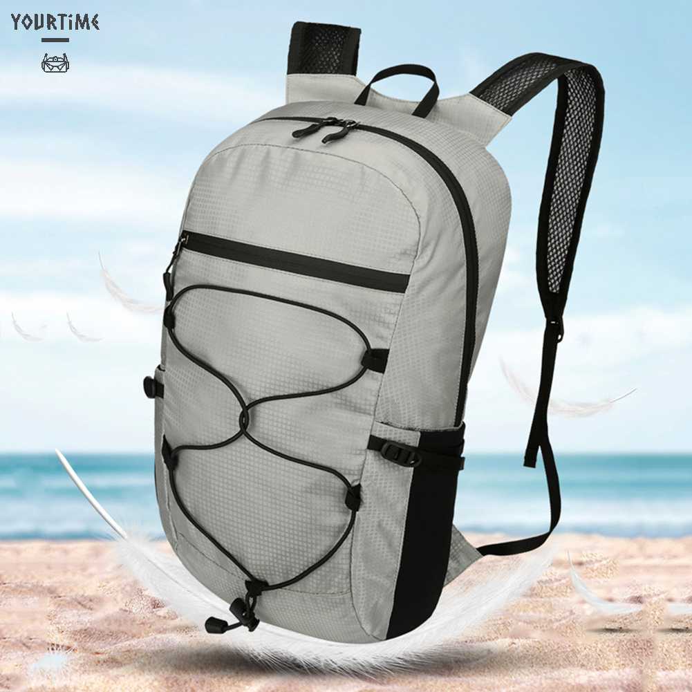 Ba Lô Nylon Gọn Nhẹ Có Thể Gấp Gọn Dùng Cho Leo Núi / Cắm Trại /