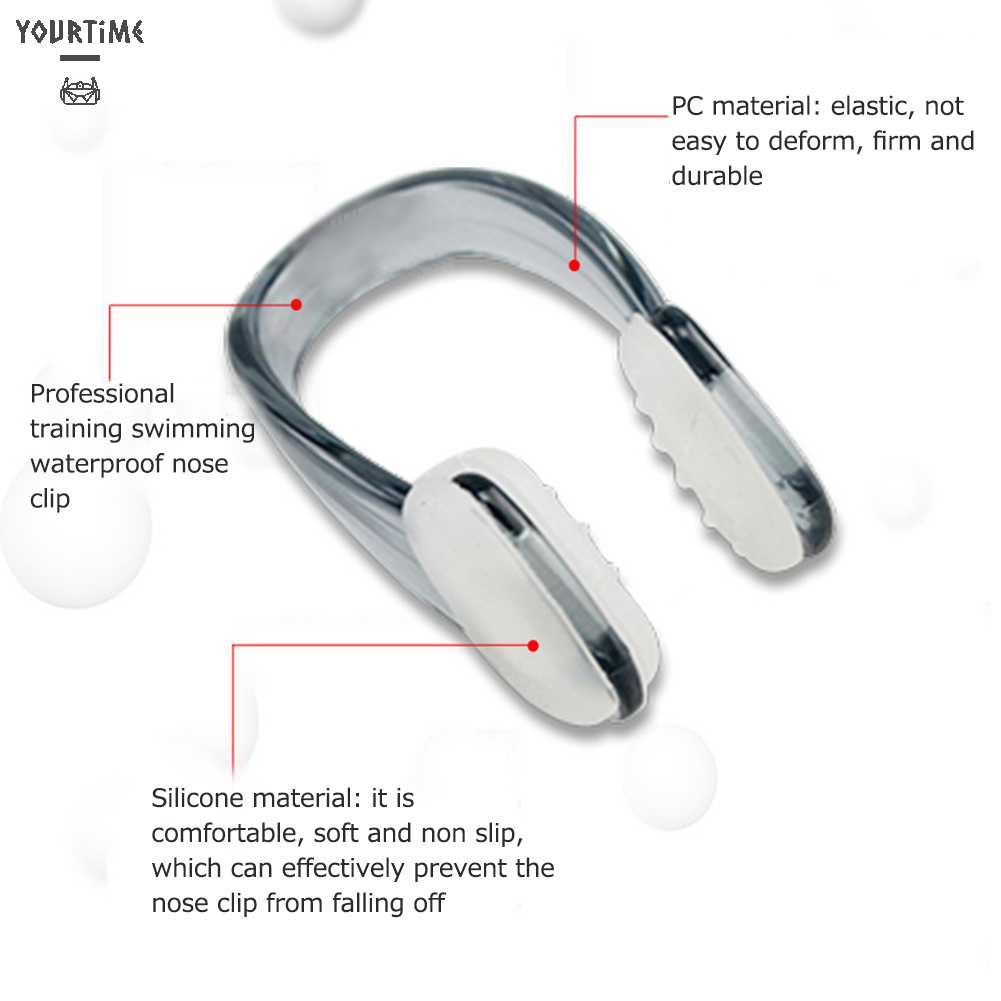 Kẹp Mũi Bằng Silicon Mềm Thoải Mái Tiện Dụng Khi Đi Bơi / Lướt Sóng