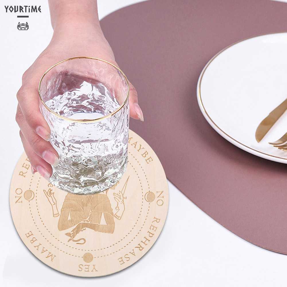 Đế Lót Ly Bằng Gỗ Hình Bảng Sao Băng Trang Trí Nhà Cửa