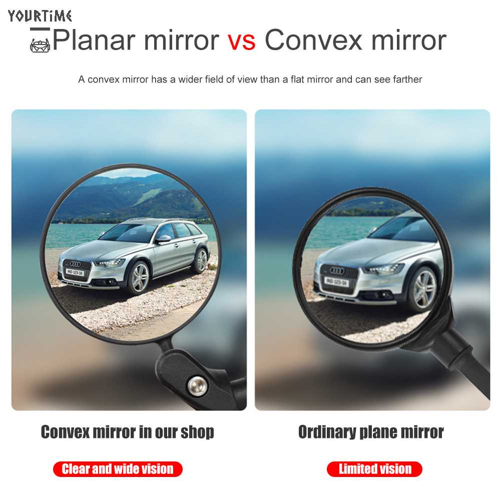 Gương Chiếu Hậu Phản Quang Gắn Tay Lái Xe Đạp MTB Gấp Gọn Tiện Lợi