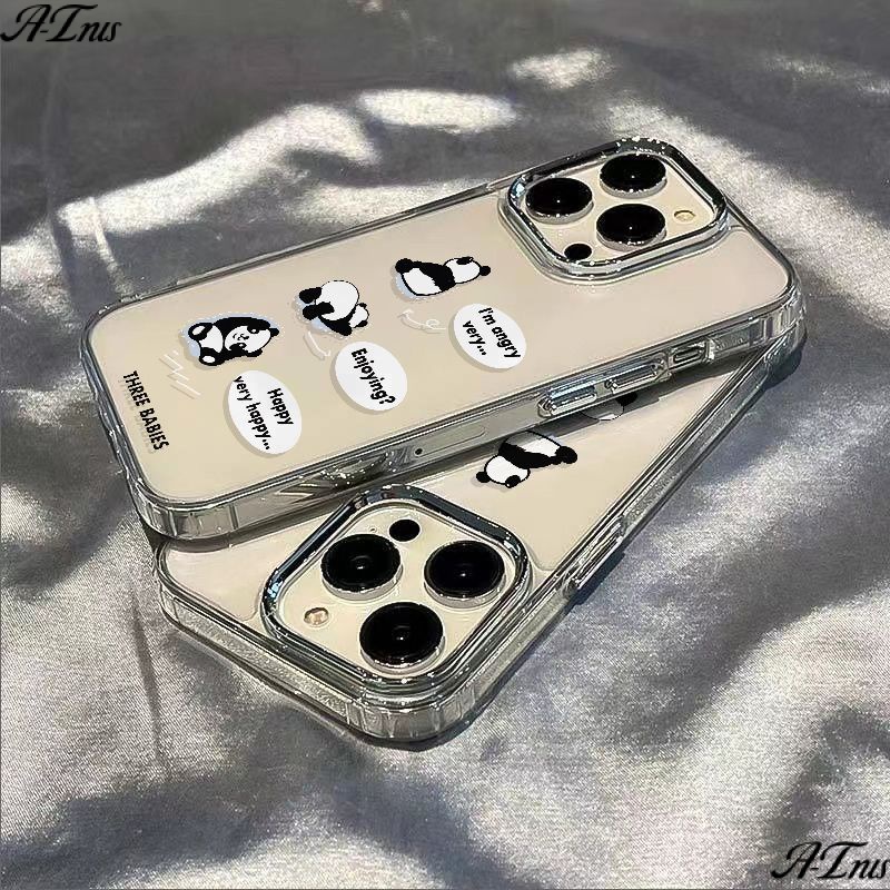 ✅Ốp Điện Thoại Mềm Chống Sốc In Chữ Tiếng Anh Và Gấu Nhỏ Cho Apple / 14proins Style 713iPhone12 8plus max 11 IWN7