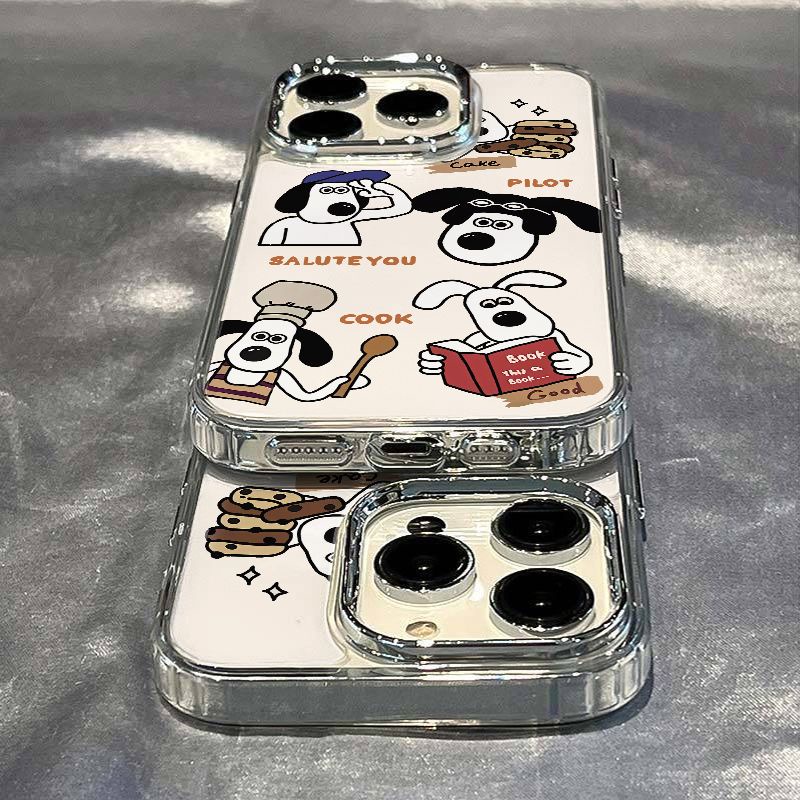 ✅Ốp Điện Thoại Mềm Chống Sốc Hình Cún Dễ Thương Cho Iphone 8 12Max 13 14Pro 117 GOML