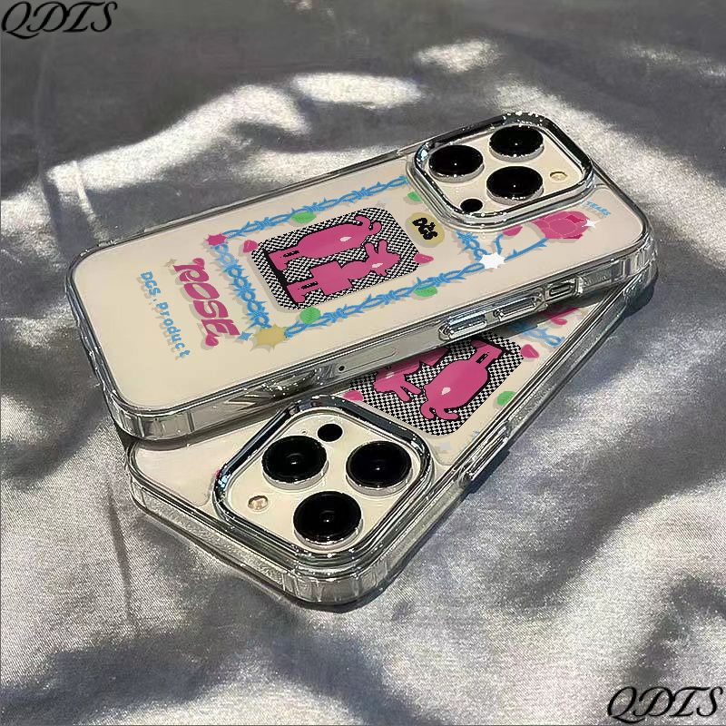 ✅Ốp Điện Thoại Mềm Chống Sốc Họa Tiết Hoa Hồng / Cá Heo Cho Iphone 7 8I 12 1314pro11