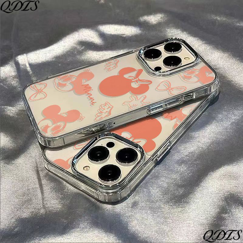 ✅Ốp Điện Thoại Dẻo Họa Tiết Hoạt Hình Minnie Dễ Thương Chống Sốc Cho iPhone12 13 HBL0 7 14pro plus118