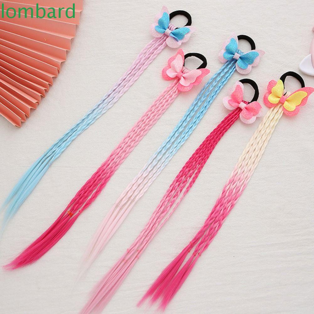 Tóc Giả Thắt Bím Nhiều Màu Sắc Phong Cách Công Chúa Cho Bé Gái Chụp Ảnh