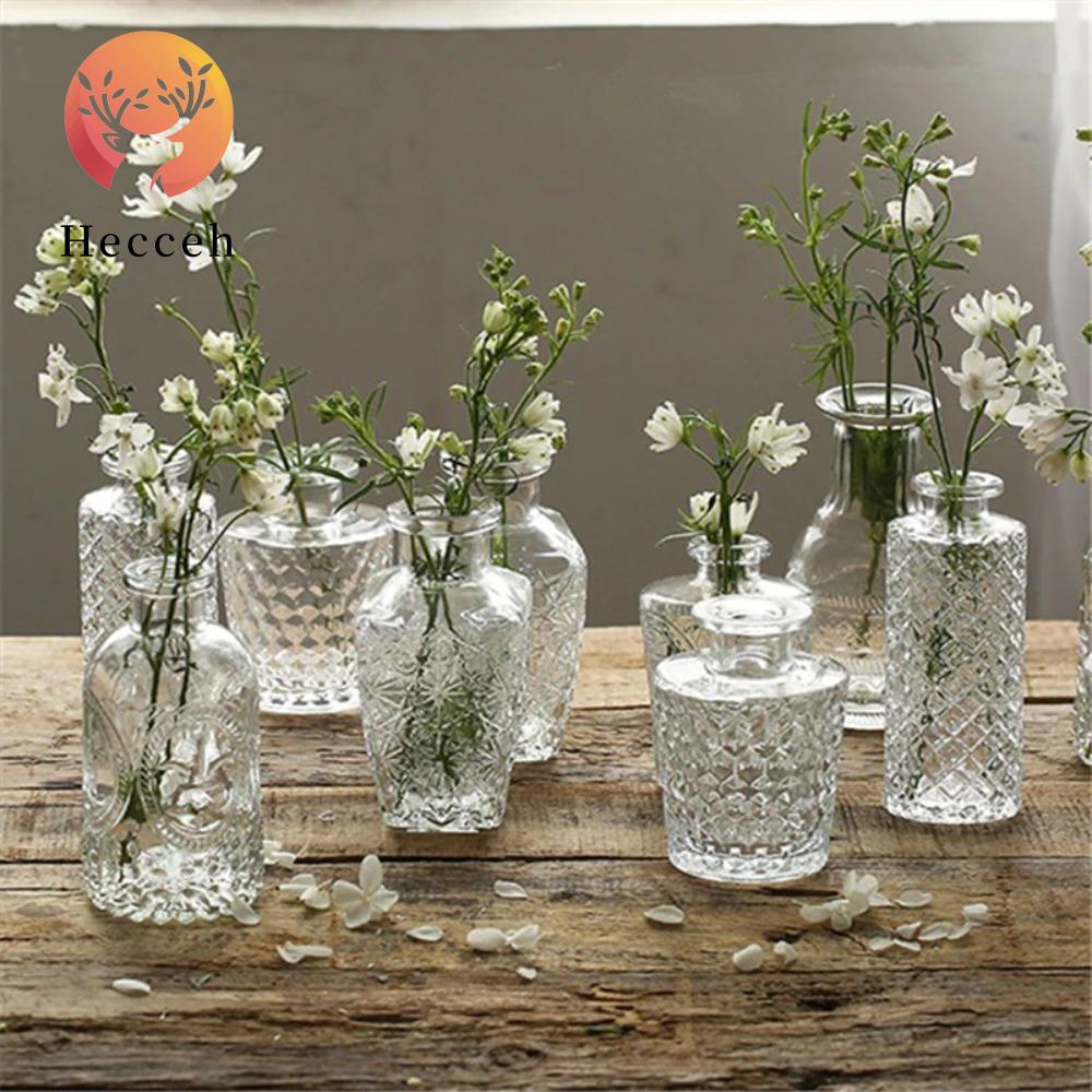 Bình Hoa Thủy Tinh Trong Suốt Thiết Kế Sáng Tạo