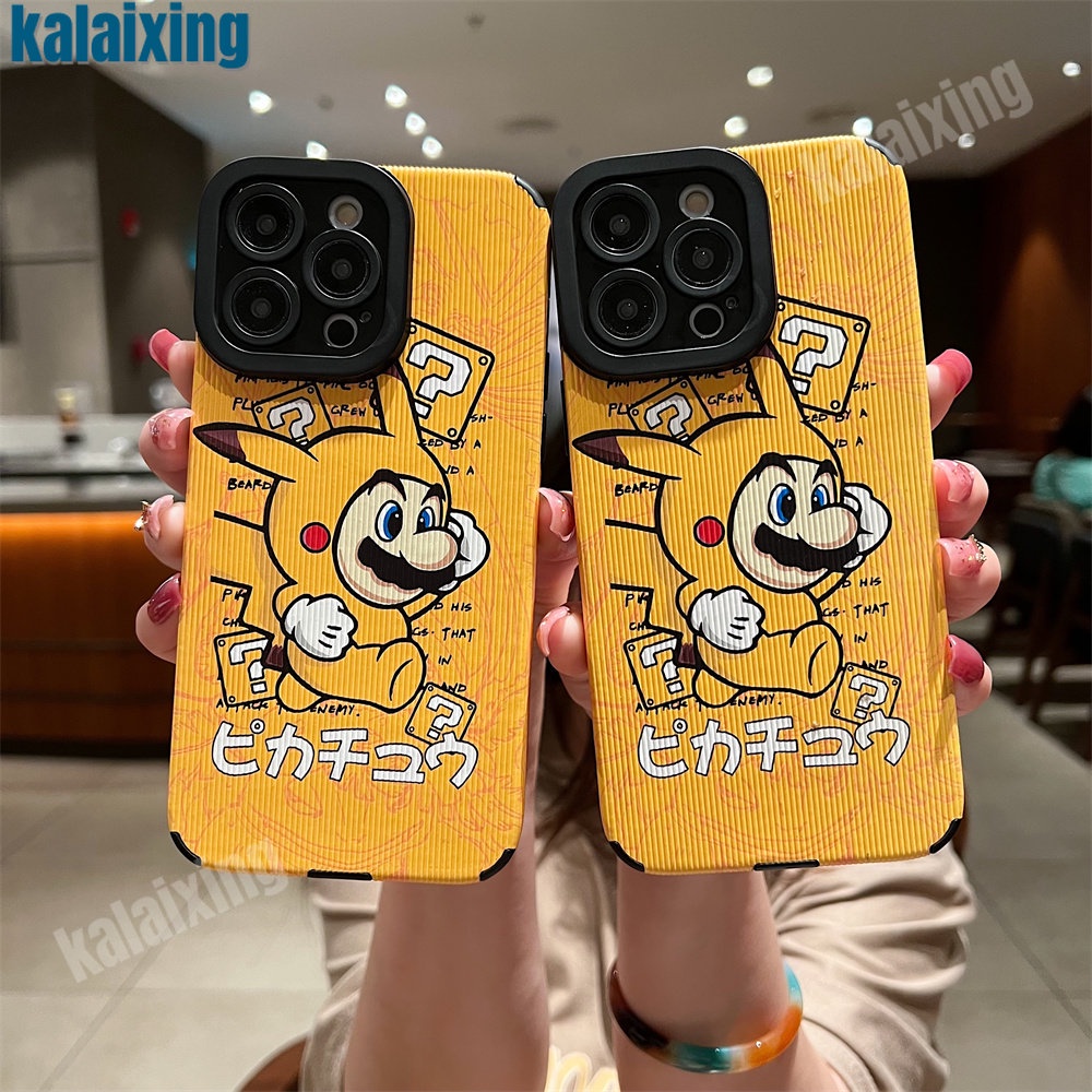 Ốp Điện Thoại Mềm Hình Super Mario Cho iPhone 11 12 13 14 Pro Max 14 Plus Xs Max X XR 7 8 Plus