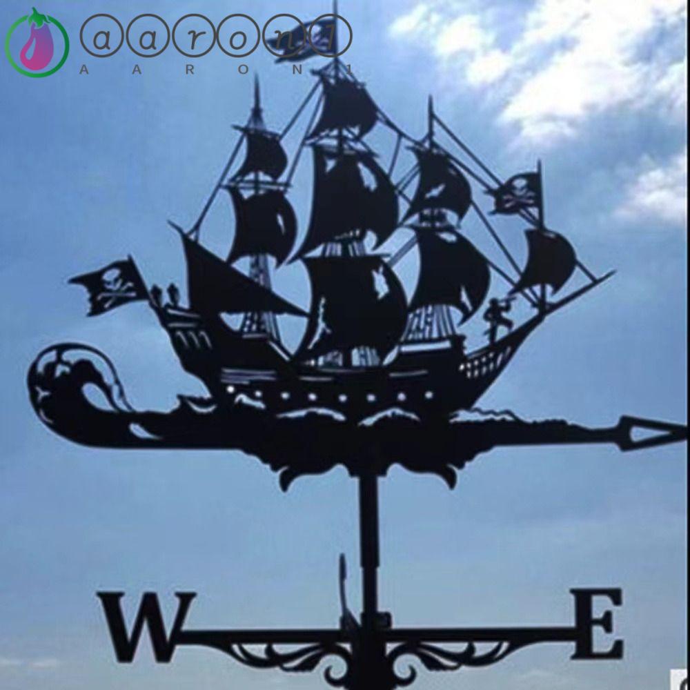 Aaron1 Đèn Báo Điều Hướng Gió Bằng Kim Loại Sơn Màu Đen Hình Động Vật Độc Đáo Treo Cửa Sổ Trang Trí Sân Vườn