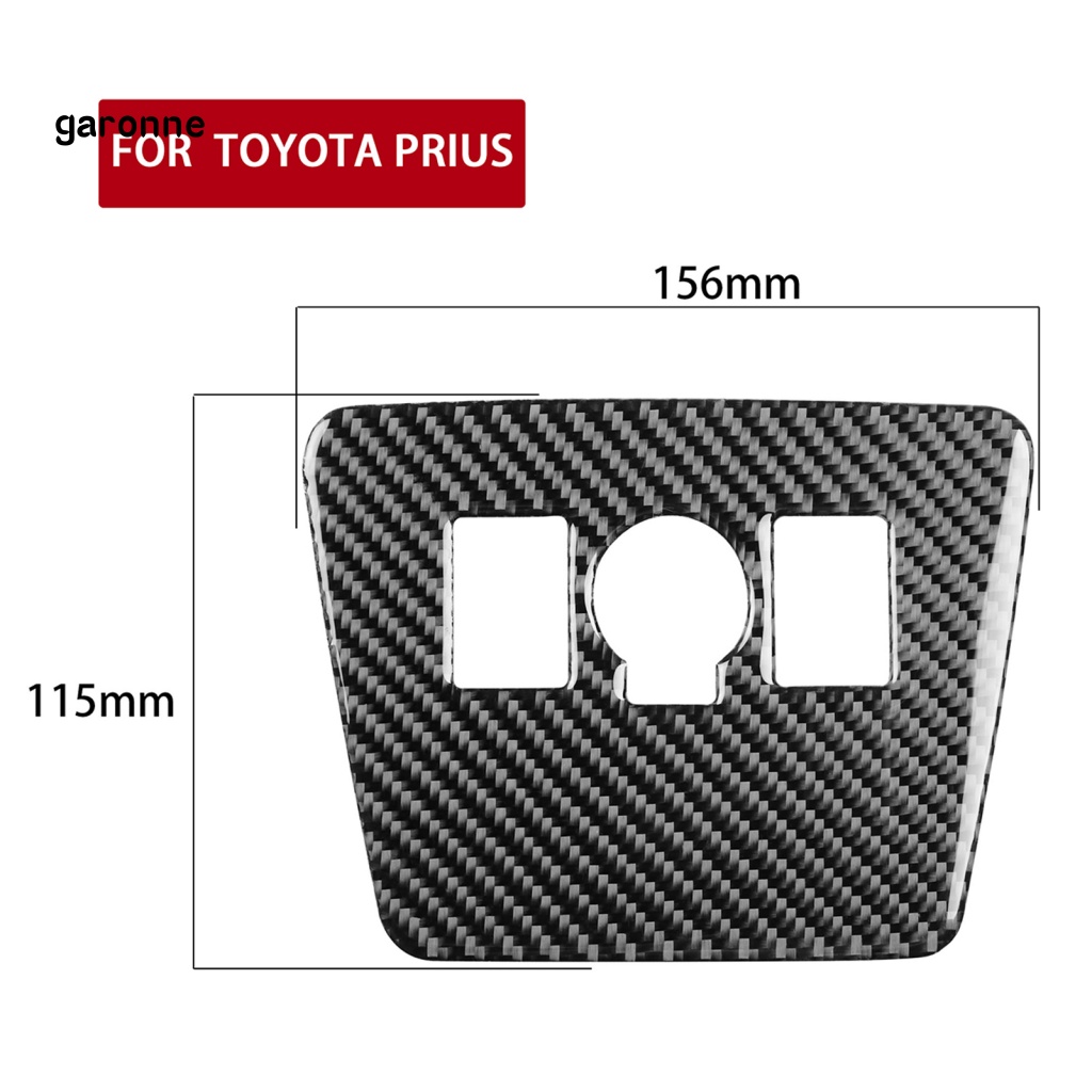 Miếng Dán Sợi Carbon Trang Trí Nút Nguồn Xe Hơi Toyota Prius