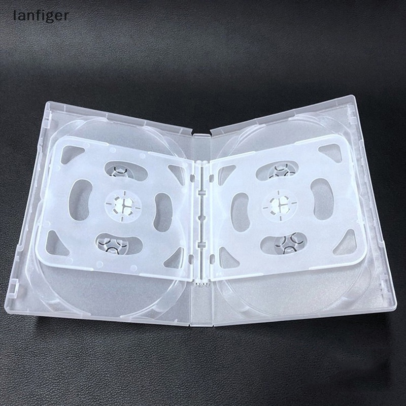 Hộp Đựng Đĩa CD Bằng Nhựa PP Trong Suốt Dung Tích 4-8 Đĩa