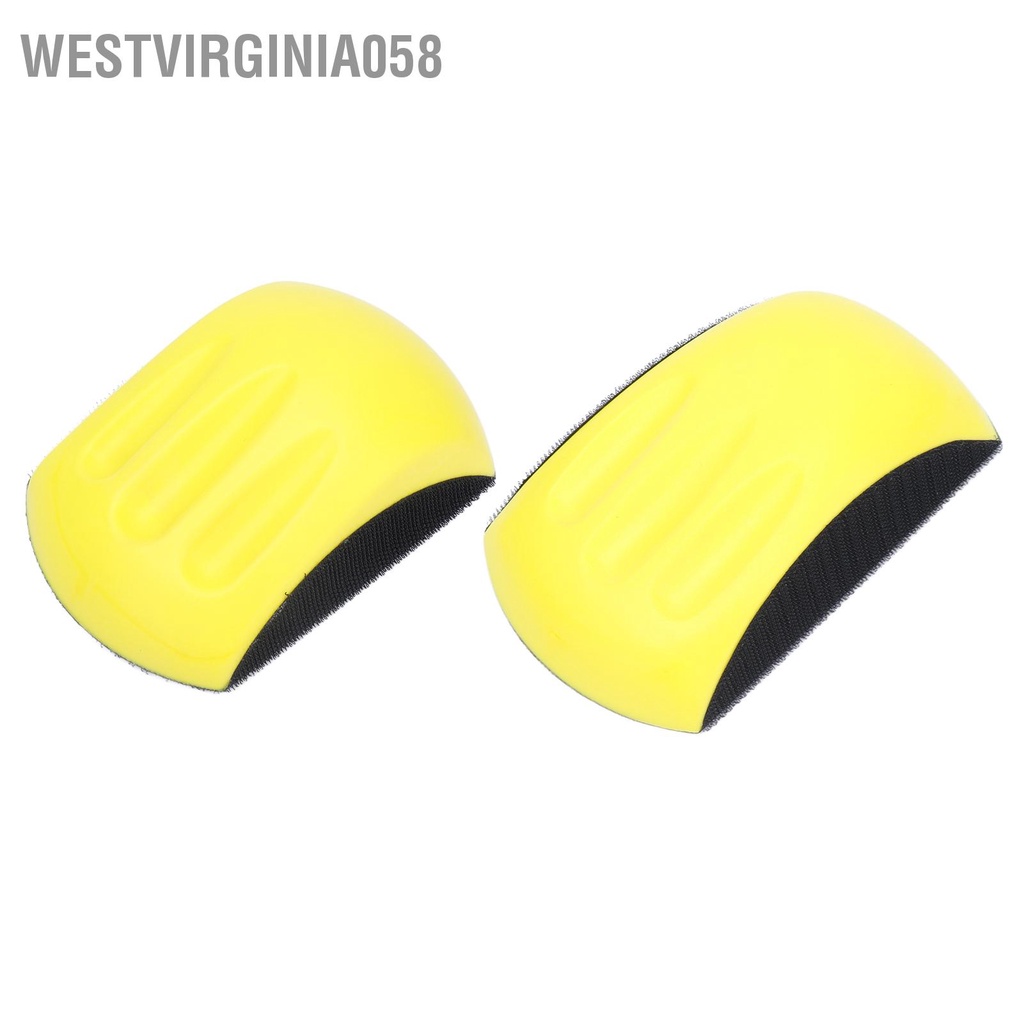 Westvirginia058 Chà Nhám Bằng Tay Khối Hình Chuột Xốp Nylon Móc Và Vòng Đánh Bóng Dụng Cụ Chế Biến Gỗ