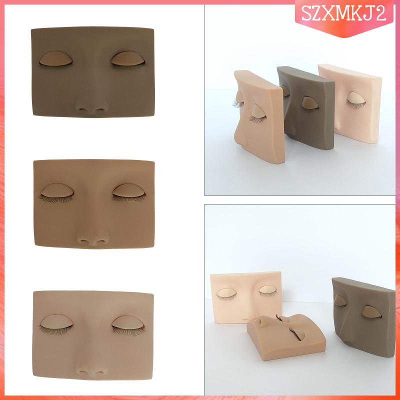 Set 2 Cặp Lông Mi Giả Dùng Luyện Tập Trang Điểm Mắt Mát Xa Tiện Dụng