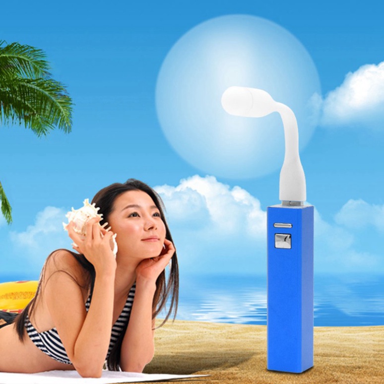 Quạt USB Mini Linh Hoạt Có Thể Uốn Cong Cho Sạc Dự Phòng / PC / Laptop