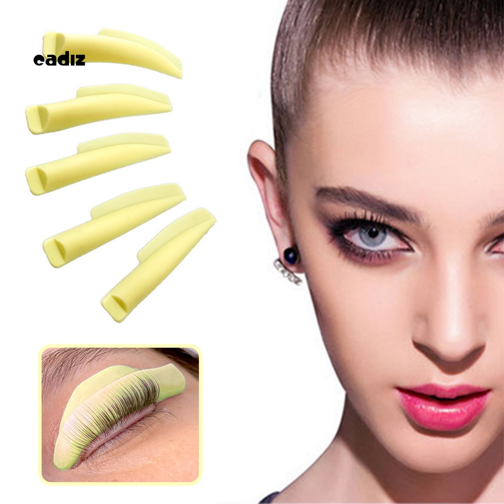 1 Hộp Miếng Đệm Silicon Siêu Mềm Thân Thiện Với Môi Trường Hỗ Trợ Uốn Cong Lông Mi