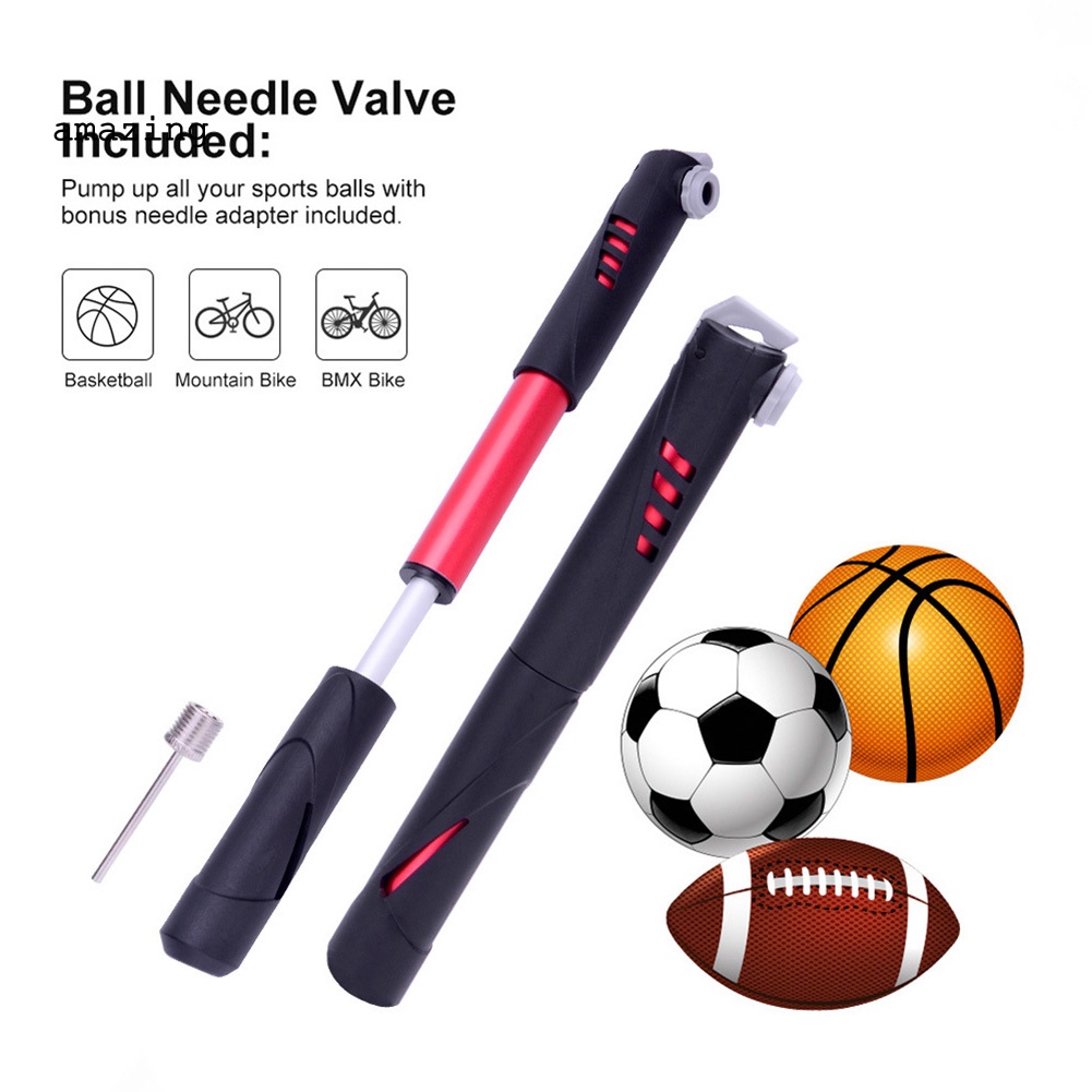 Bộ Dụng Cụ Bơm Hơi Xe Đạp Mini Đa Năng Kèm Túi Đựng Tiện Lợi