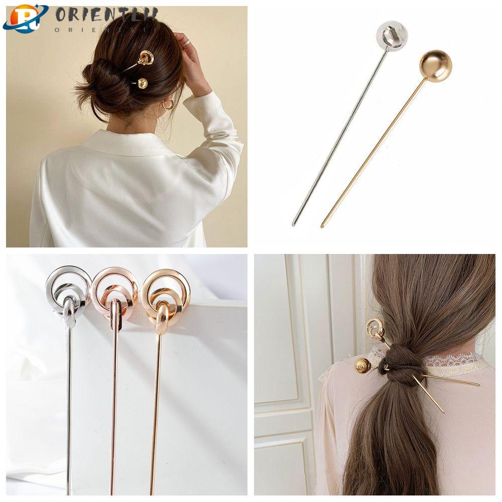 Quà Tặng Trâm Cài Tóc Sáng Tạo|Tóc Giả Dài Bằng Kim Loại Nhiều Màu Sắc Cho Nữ