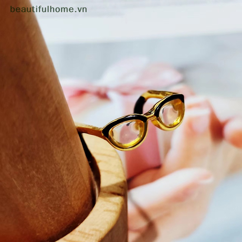 [beautifulhome] Nhẫn Hở Tráng Men Có Thể Điều Chỉnh Phong Cách Ins Dễ Thương Làm Quà Tặng Sinh Nhật Cho Nữ [beauty]