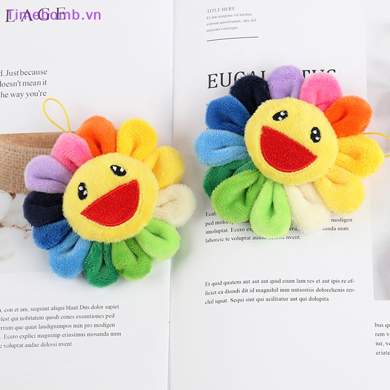 # Túi Đeo Chéo Thời Trang Hàn Cho Nữ # Móc Khóa Bông Hoa Hướng Dương Xinh Xắn Dùng Để Trang Trí Điện Thoại / Chìa Khóa