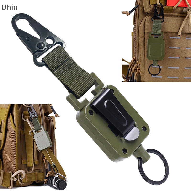 [Dhin] Dây Thép Chất Lượng Cao Cuộn Dây Đa Chức Năng Có Thể Thu Vào Cho Ba Lô Chiến Thuật COD