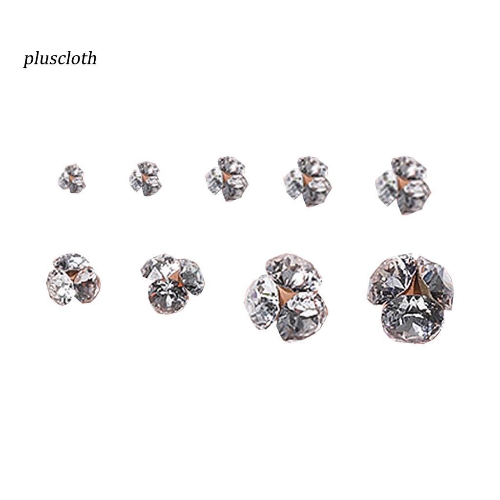 1 Túi Hạt Kim Cương Giả Lấp Lánh Tự Trang Trí Móng Tay